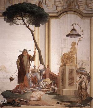 喬萬尼 多米尼尅 提埃波羅 Offering Of Fruits To Moon Goddess 喬萬尼 多米尼尅 提埃波羅 Offering Of Fruits To Moon Goddess